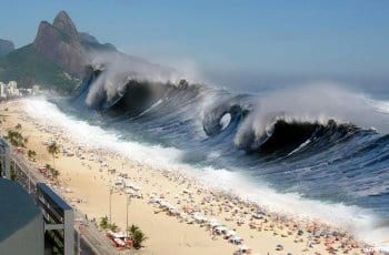 gelombang pasang tsunami disebabkan oleh adanya
